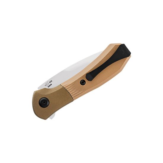 Складной нож BUCK 0590BRS Paradigm Brown c клинком из стали CPM-S35VN, рукоять G10