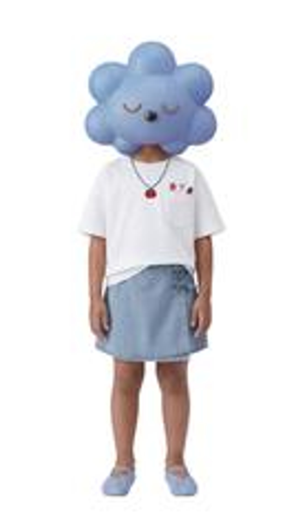 ZARA ФУТБОЛКА С КАРМАНОМ И ВЫШИВКОЙ, БЕЛЫЙ