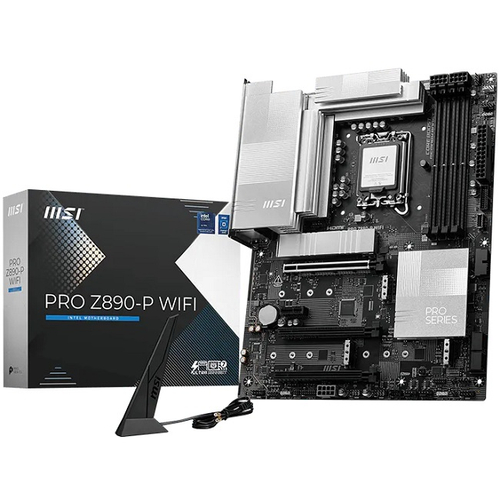 Материнская плата MSI PRO Z890-P WIFI (LGA1851/Z890/4xDDR5/3xPCI-Ex16/4xM.2/Wi-Fi/BT/GLAN/DP/HDMI/USB Type C/ATX)