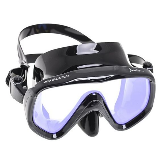 Маска с просветленными стеклами Marlin Visualator Black