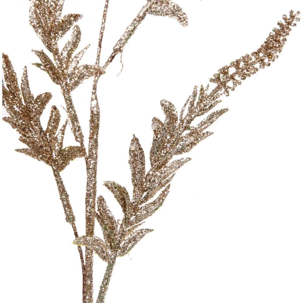 Ветка декоративная «Зимняя свежесть» 70 см, Шампань