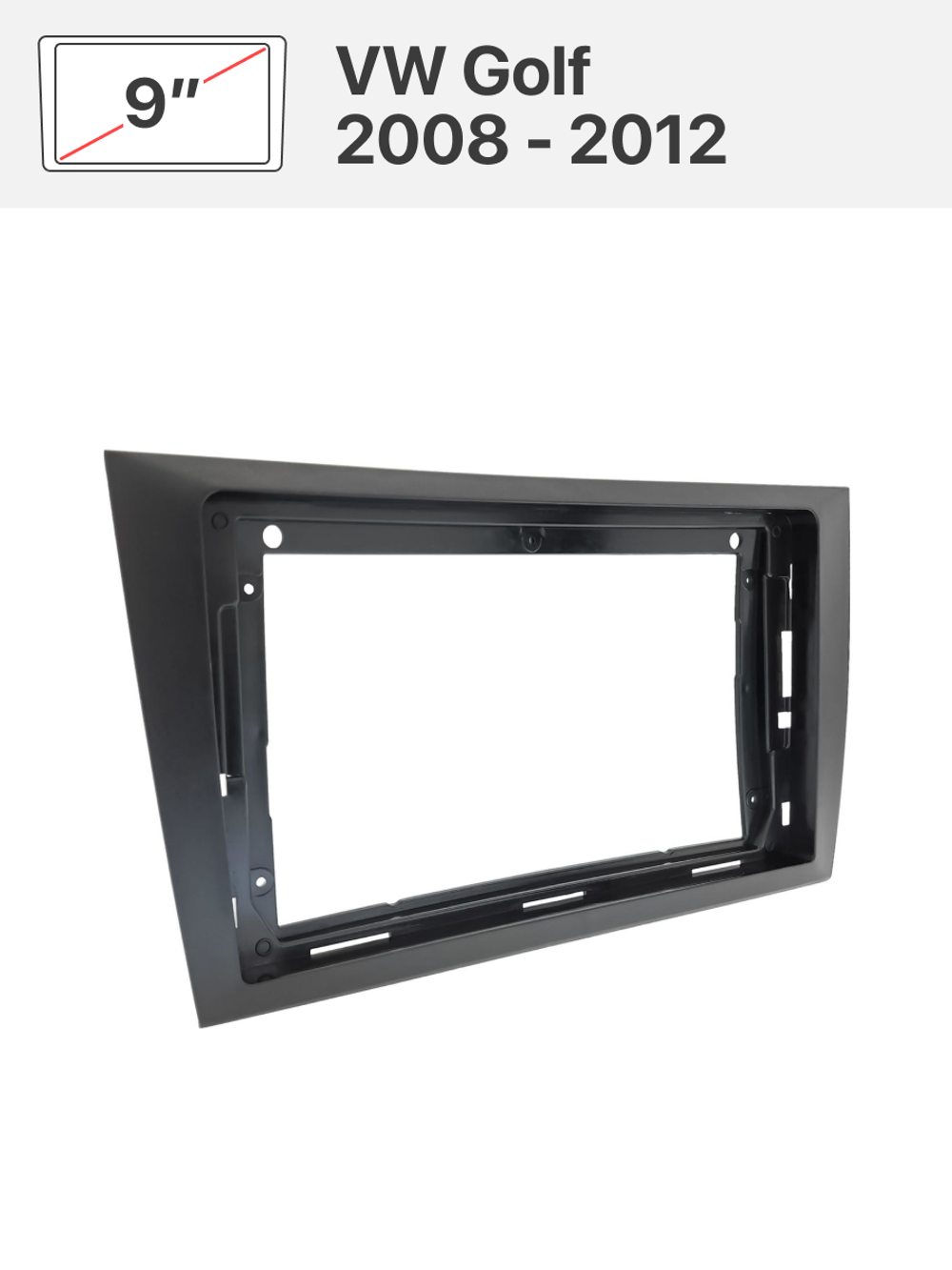 Переходная рамка и комплект проводов для VOLKSWAGEN Golf 2008 - 2012