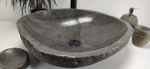 Раковина из речного камня RS6849 (60*52*15)