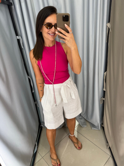 Шорты льняные