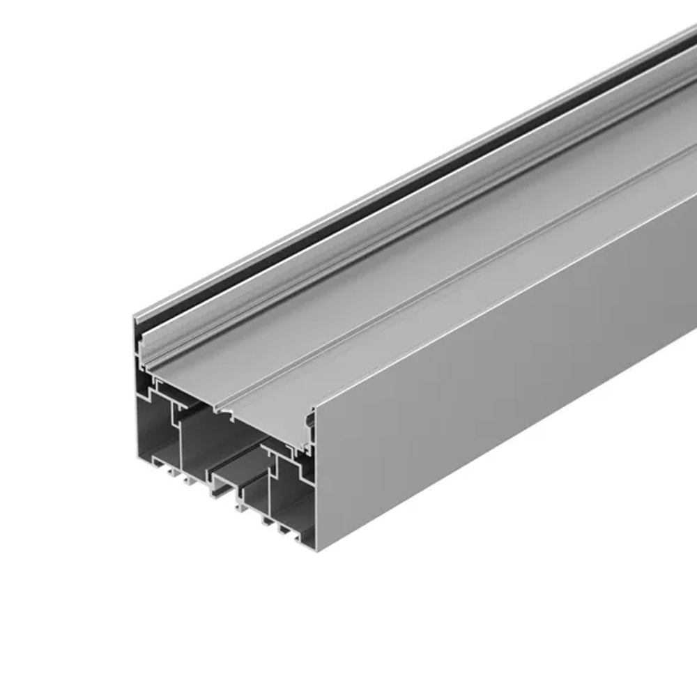 Профиль с экраном S2-LINE-10570-2500 ANOD+OPAL (Arlight, Алюминий) 021175