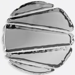 Настенный декор Brano Отражение 8, Ø120 см, полированная сталь
