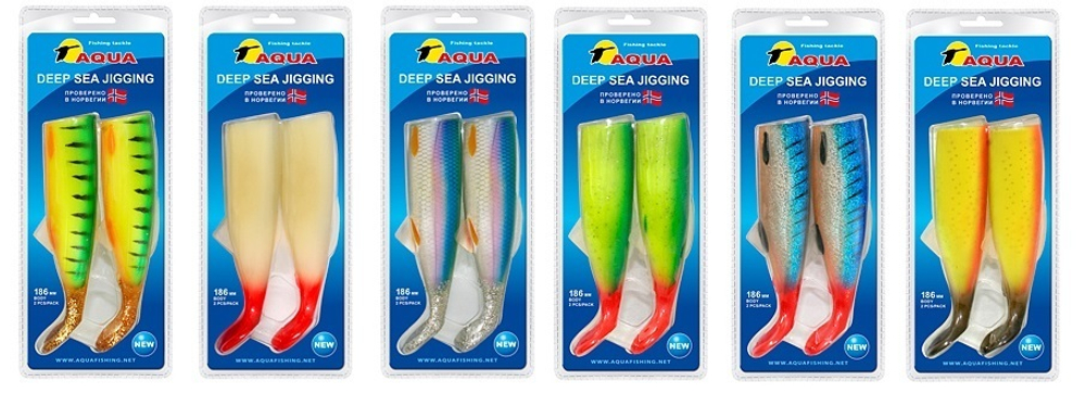 Мягкая приманка-риппер для мор.джигголовки малый 2 шт. в уп.