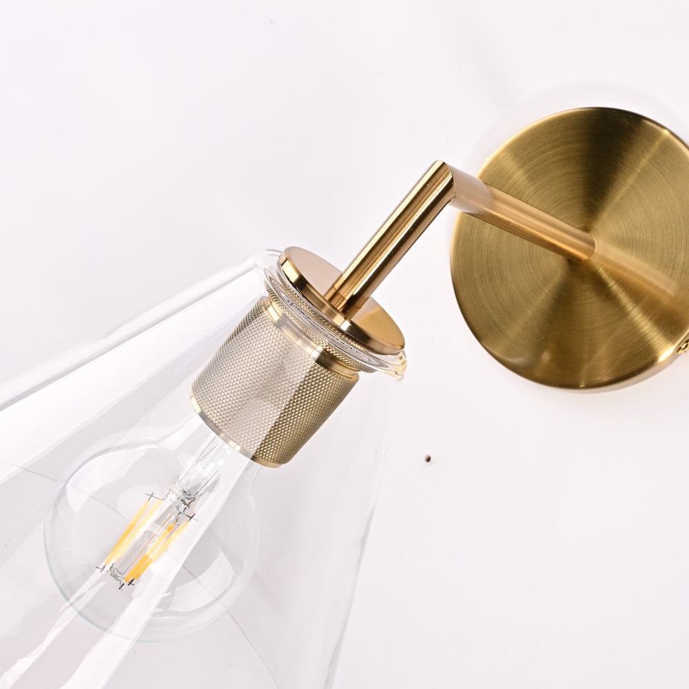 Бра Rh Utilitaire Funnel Shade Single Sconce Brass By Imperiumloft