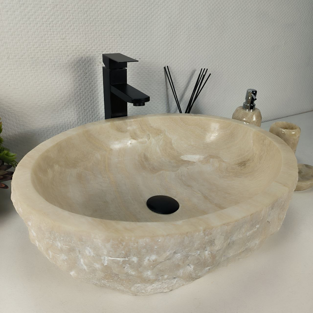 Раковина из оникса Erozy White EO-64308 53*42*16 0213