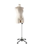 Манекен портновский Моника, комплект Стандарт, размер 46, цвет бежевый, в комплекте подставка «Милан» и чехол-накидка