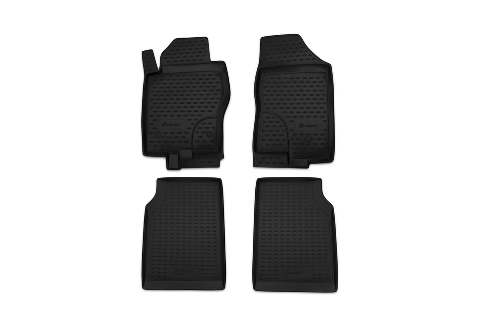 Коврики в салон NISSAN Navara, 2010-2015, 4 шт. (полиуретан) Element.CARNIS10043H