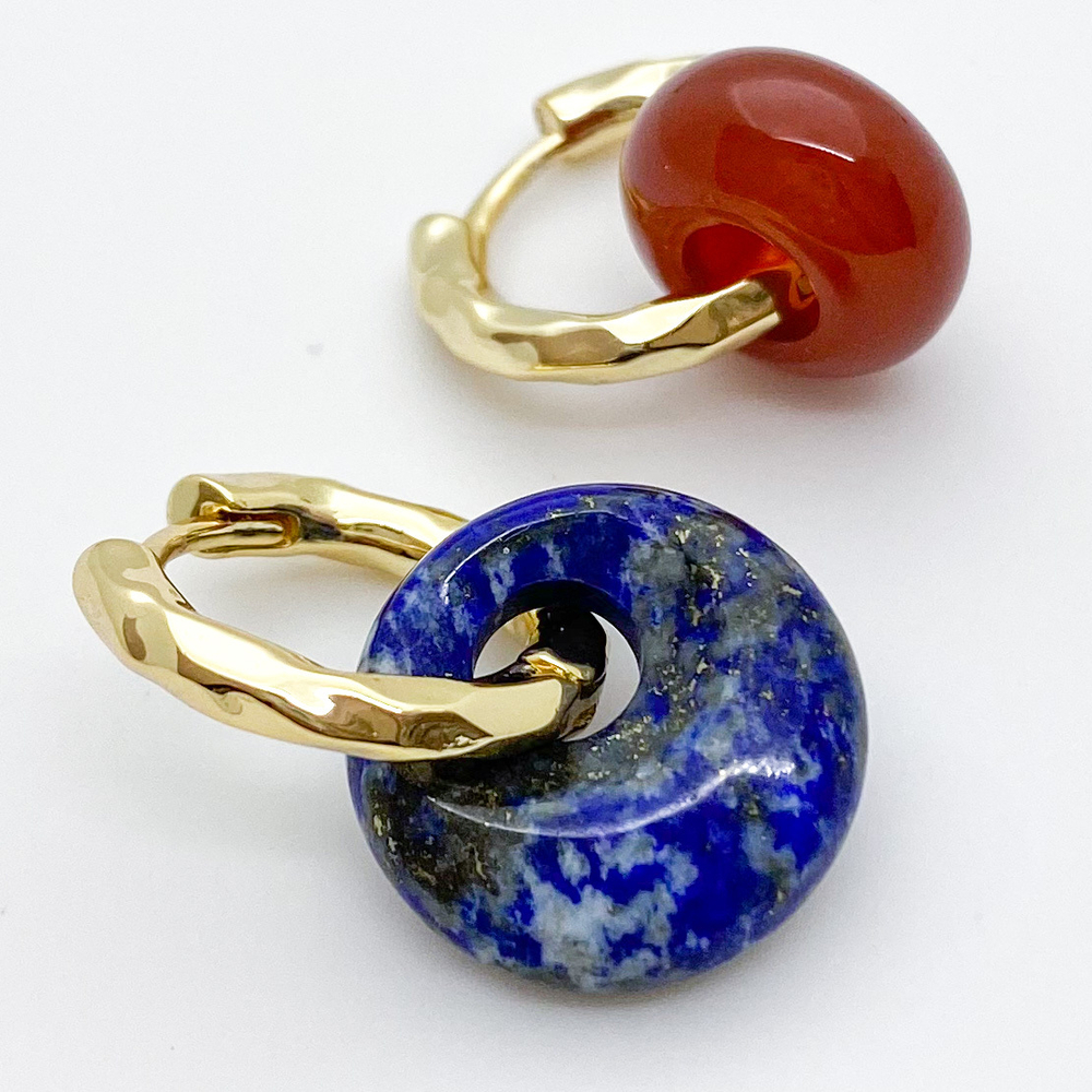 Ювелирные швензы Конго с позолотой, размер 19*3 мм, цена за пару