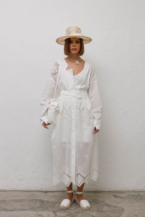 ПЛАТЬЕ КАРИН МОЛОЧНЫЙ