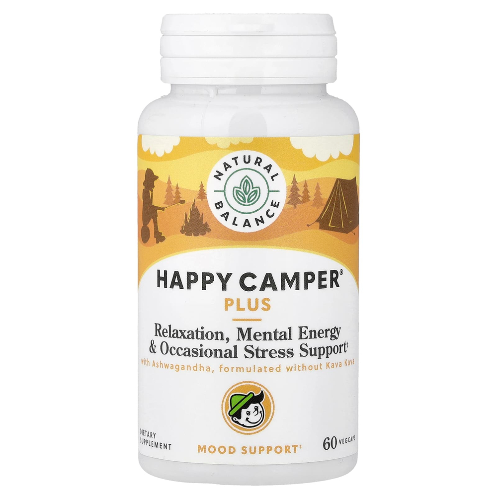 Natural Balance, Happy camper® Plus, 60 растительных капсул