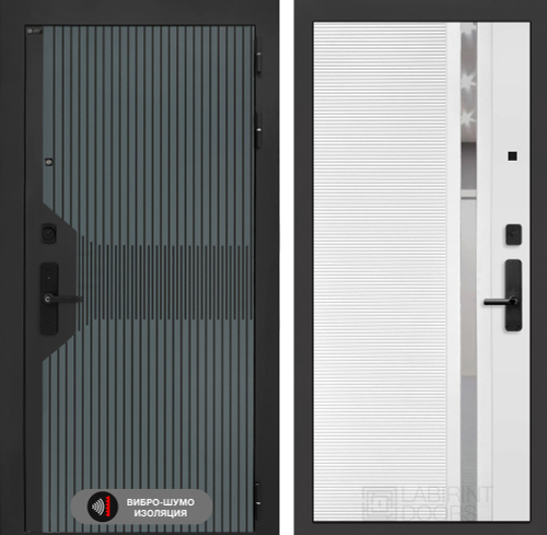 Смартлаб 31 белый софт с зеркальной тонированной вставкой