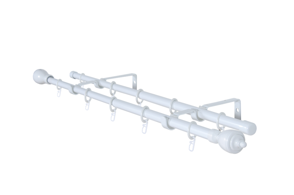 карниз кованный двухрядный "ТЕЛЕСКОП "