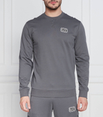 Худи EA7 - серый(3RPM26 PJ05Z)