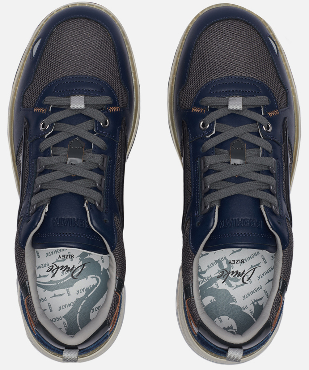 Premiata Drake 106 темно-синие с серым