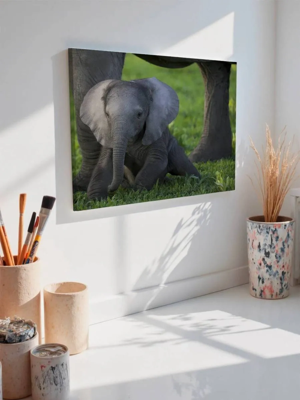 Картина на стену 40 X 50 Слоненок