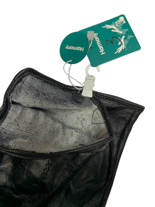 Harmony.Перчатки. Мужские. Материал верха: Кожа теленка. Подклад: Плюш-флис. 10 шт в упаковке.