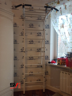 Монтаж шведской стенки Sv Sport в бетонные, кирпичные стены