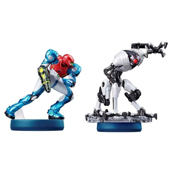 Набор из 2 фигурок Amiibo Самус Аран и E.M.M.I (коллекция Metroid)