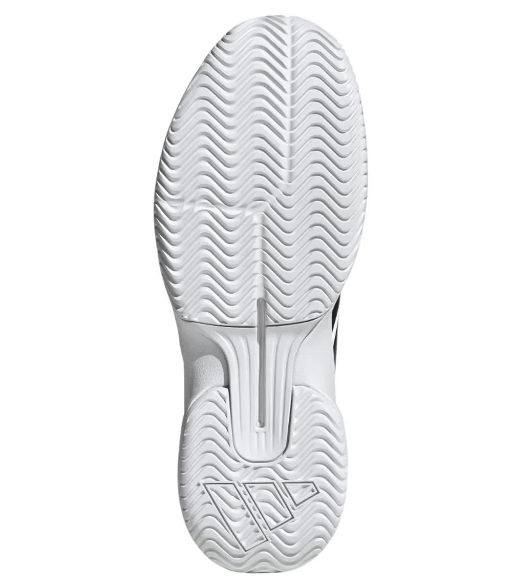Мужские кроссовки теннисные Adidas GameCourt 3 M - cloud white/core black/core black