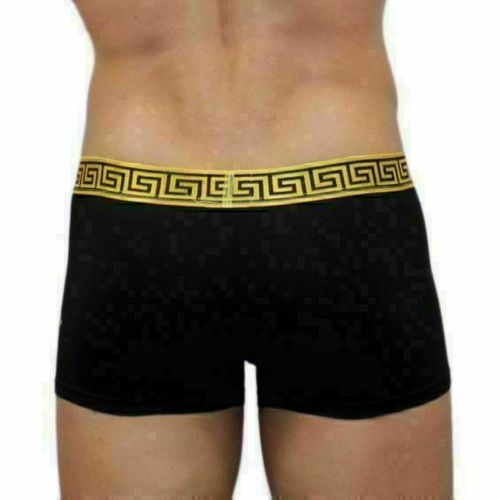 Мужские трусы боксеры черные Versace Black