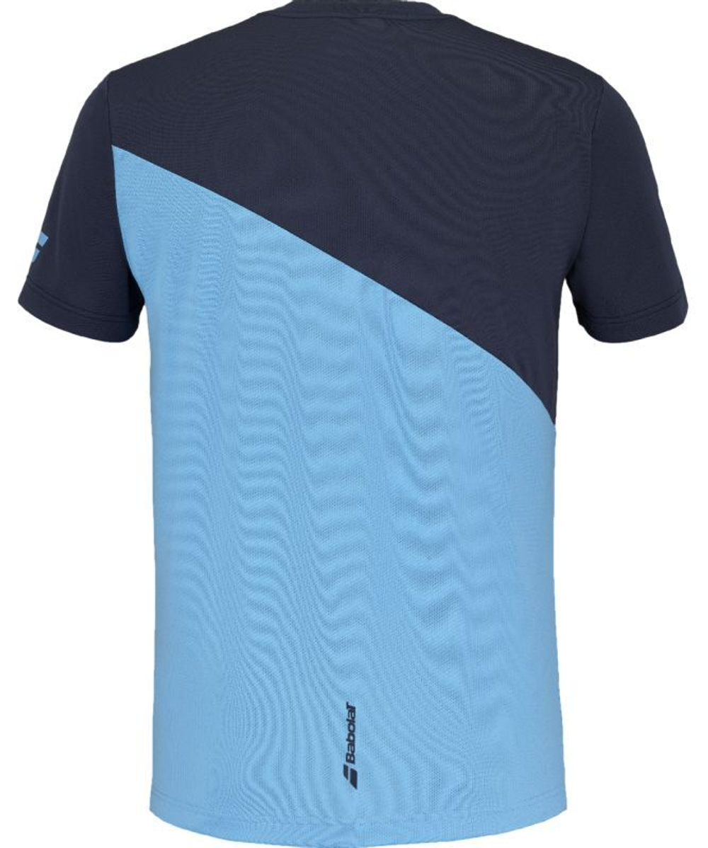 Мужская теннисная футболка Babolat Drive Crew Neck - небесный