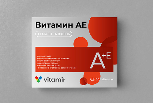 Витамин АЕ таблетки №30 Квадрат-С