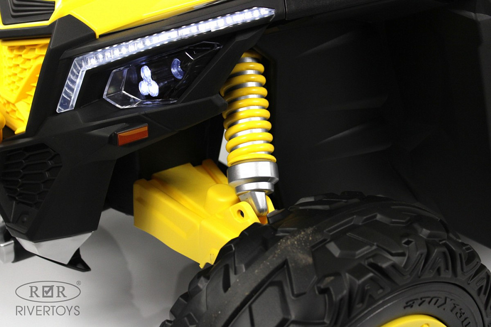 Детский электромобиль RiverToys BRP Can-Am Maverick Y111YY желтый