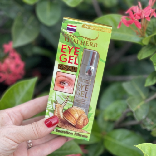 Гель для век омолаживающий - Улитка, Эластин и Коллаген Herb Eye Gel Snail Royal Thai