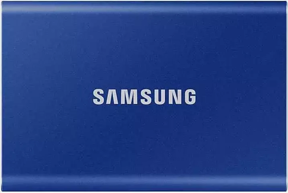 Внешний накопитель SSD USB3.0 1.8" 500Gб Samsung T7 (MU-PC500H/WW) USB 3.2 Type C Синий