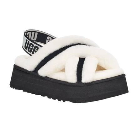 UGG Disco Cross Slide White