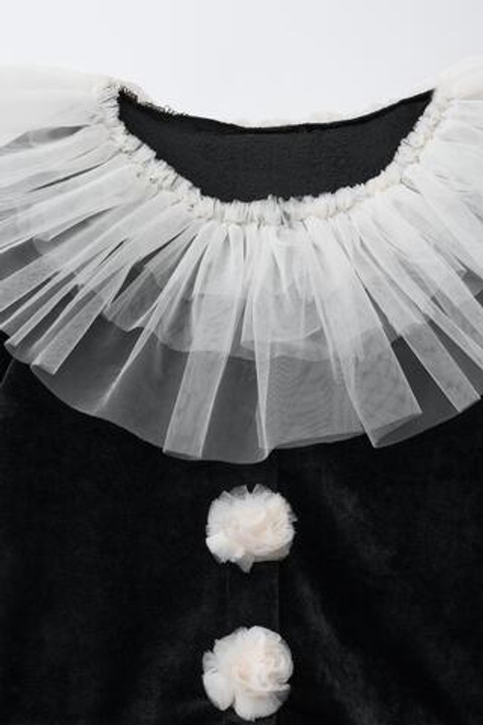 ZARA КОСТЮМ АРЛЕКИНА, ЧЕРНЫЙ