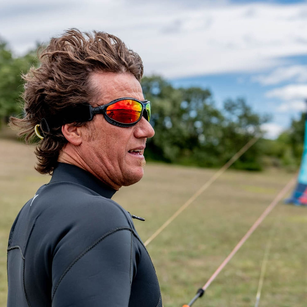 Спортивные очки OCEAN Tierra de fuego Transparent Blue / Grey Polarized lenses