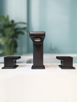 Смеситель на борт ванной с душем AltroBagno Lamberto 020106 MB