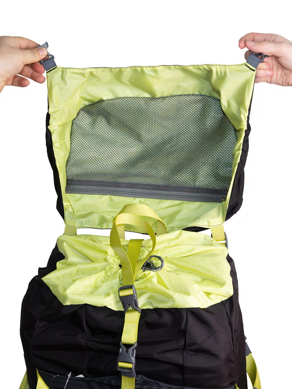 Рюкзак туристический Naturehike, 55л, черный (NH16Y020-Q)