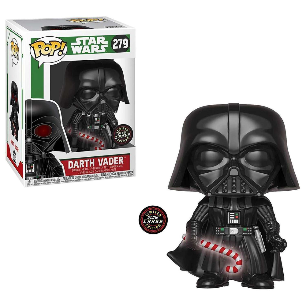Фигурка Funko POP! Bobble Star Wars Holiday Darth Vader (GW) Chase (279)