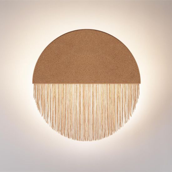 7073/8WL ECODESIGN ODL26 Настенный светильник  бежевый/пробка/нити/металл IP20 LED 8W 232Лм 3000K 220-240V CORK