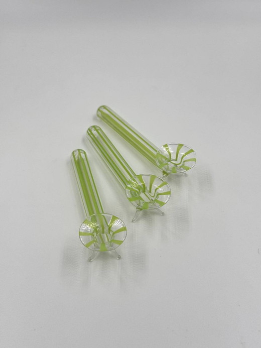 Горизонтальная вазочка/порт-куто с зелёными полосками, Лауша