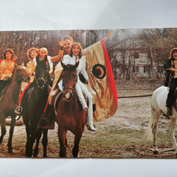 Винтажная виниловая пластинка LP Dschinghis Khan Чингиз Хан Moskau (Германия 1979) (С Постером)