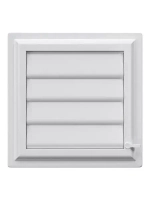Решетка вентиляционная AIRVENT регулируемая жалюзи 281х281 пластик 2828AVp