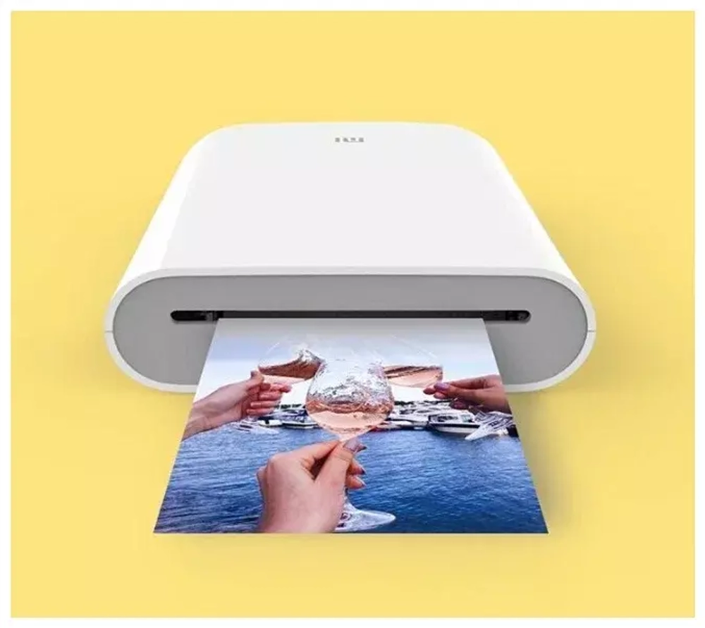 Принтер с термопечатью Xiaomi Mijia AR ZINK, цветн., меньше A6, белый