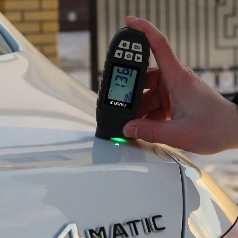 Толщиномер автомобильный CARSYS АВТОПОДБОР, максимальная комплектация, определение цинка и магнитной шпатлевки, диапазон 3500мкм