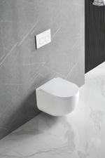 Унитаз подвесной Tornado Globo VT1-52T безободковый, цвет белый, ультратонкое soft-close сиденье