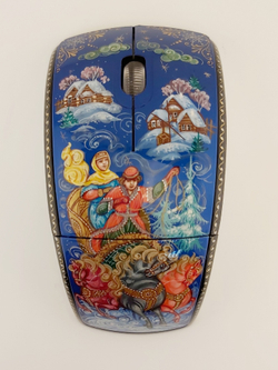 Мышь беспроводная, складная "Тройка" N5