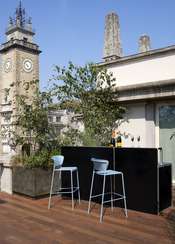 Барный стул Lisa Technopolymer, голубой