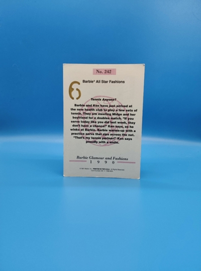Аксессуар винтажная карточка Барби 90х 03969