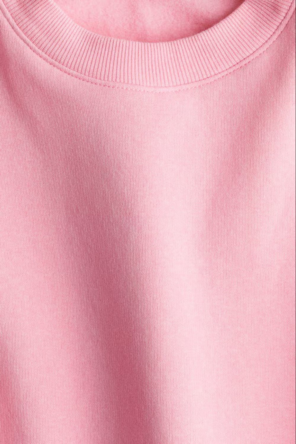 H&M Толстовка с круглым вырезом, розовый